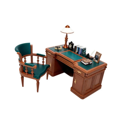 1/12 Crafts Miniature American Chair Set for Diorama DIY Projects Life Scene