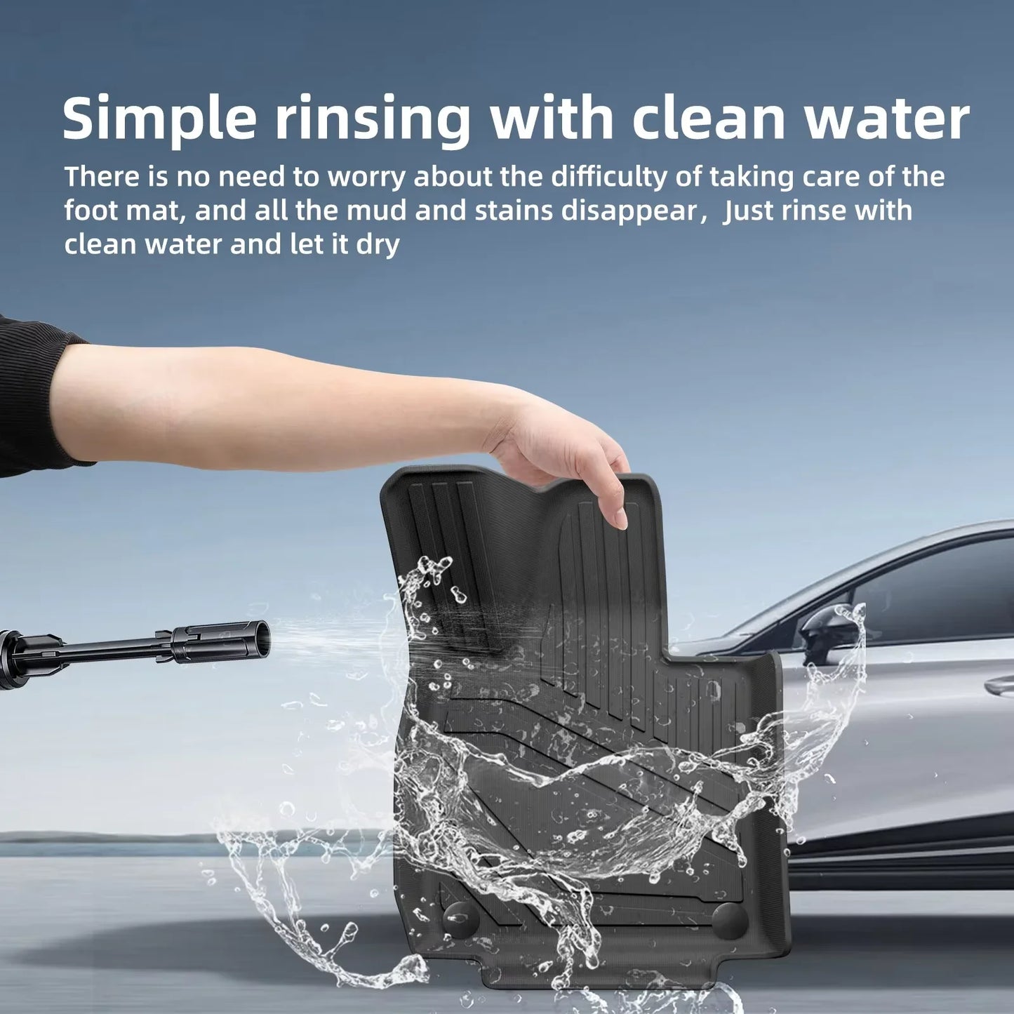 3D TPE Waterproof Odorless Car Floor Mats & Cargo Liner Trunk Pad Tray Set For Xpeng G6 2023-2025 LHD RHD Car Accessories