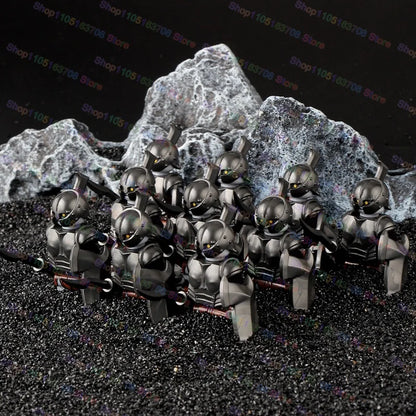 Medieval Knights Building Blocks Warrior Soldiers Crusaders Hospital Teutonic Knight Legion Figures Block Toys Accessories