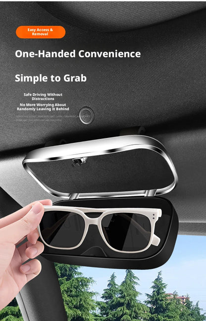 Compatible with Geely Galaxy L7 eyewear case L6/E5/Starship 7EMi car sunglasses holder, car sunshade storage box.