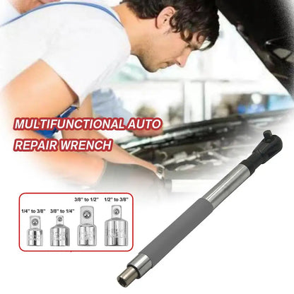 2025 Brand-new 2 IN 1 Ratchet Wrench Automatic Extension Wrench Multi-function Wrench Electric Extension Wrench Hand Tools