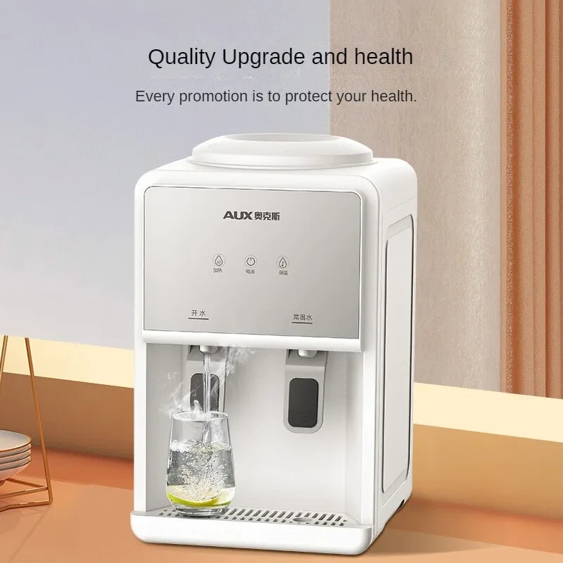 Compact Water Dispenser with Anti-Dry Burning Feature Ideal for Home and Office Use Desktop Type Can Accommodate Bottled Water