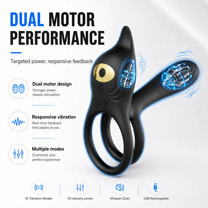 Wireless Remote Cock Penis Ring Vibrator For Couple Vibrating Clitoral Stimulator Sex Toy For Men Delay Ejaculation Penis ring