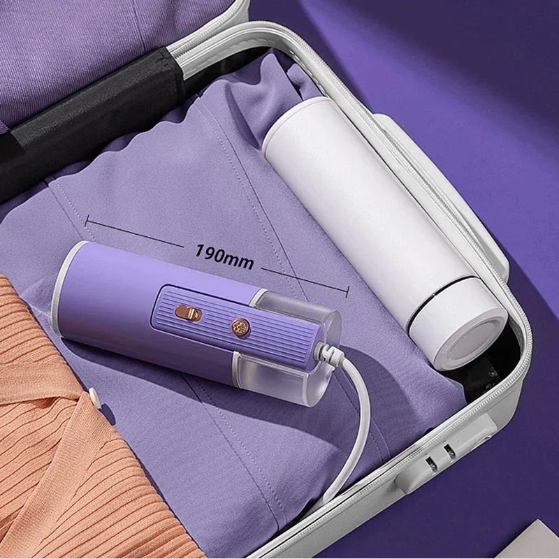 2026 New Handheld Steam Iron Foldable Garment Steamer Hanging Ironing Home Travel Clothes Ironing Machine with Hair Ball Brush