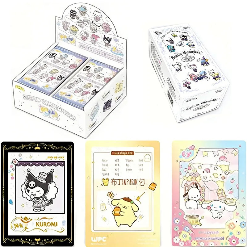 Genuine Sanrio Family Shining Dream Journey Series Limited Edition Collectible Cards Peripheral Children Holiday Toys Gifts