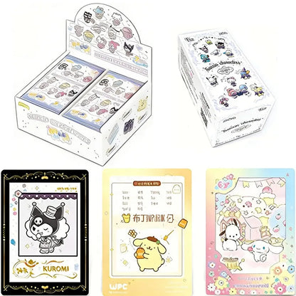 Genuine Sanrio Family Shining Dream Journey Series Limited Edition Collectible Cards Peripheral Children Holiday Toys Gifts