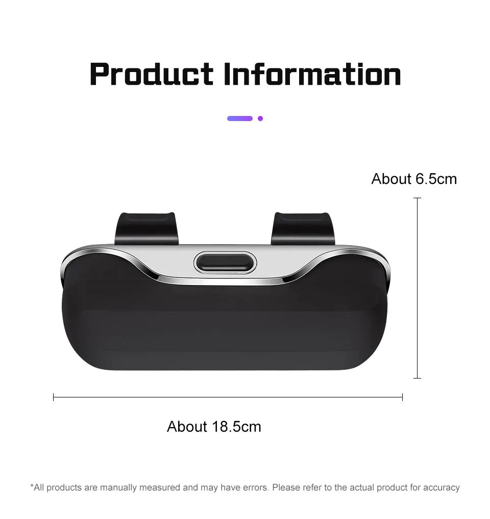 For Xpeng G6 P7 P7i X9 G3 G3i G9 P5 X2 N5 F30 H93 Car Visor Glasses Case Portable Accessories Sunglasses Holder Eyeglasses Box