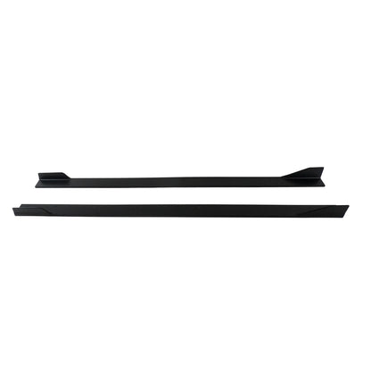 For Lexus Is300 Is350 Is500 2021-2025 A Pair of Car Side Skirt Extension Parts Accessories Matte Black Carbon Fiber Style