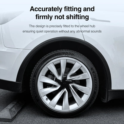 20 Inch Rim Wheel Patch Hub Caps For Tesla Model Y Juniper 2025 ABS Wheel Guard Cover Protectors Car Exterior Accessories