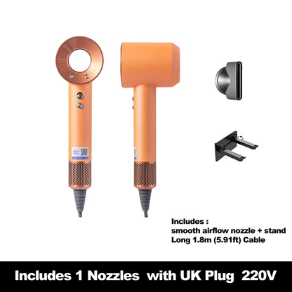 High-Speed Hair Dryer with 10M Negative Ions, Collagen, Intelligent Constant Temperature & Multi-Settings
