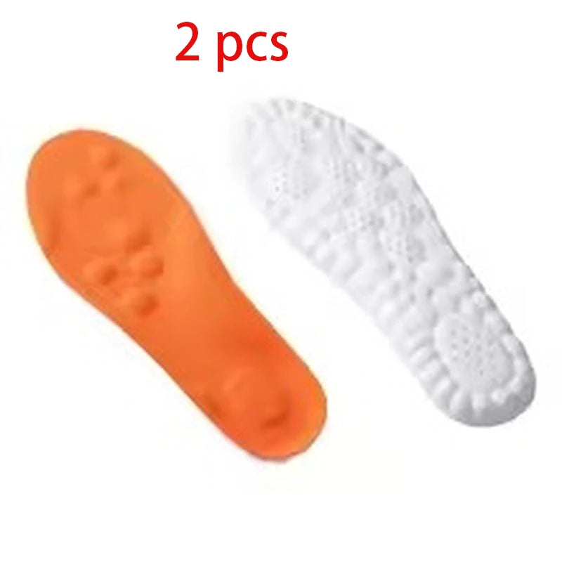 Memory Foam Insoles Cut to Fit Cloud Soles Breathable Inserts with Arch Support Shock-Absorbing Shoe Steppers for Sneakers