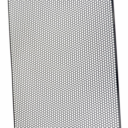 【100cmx33cm】 Aluminum Grille Mesh Grill Cover Car Bumper Fender Hood Vent Grille Net Grid Ventilation Grille 6mm Hole Hexagon