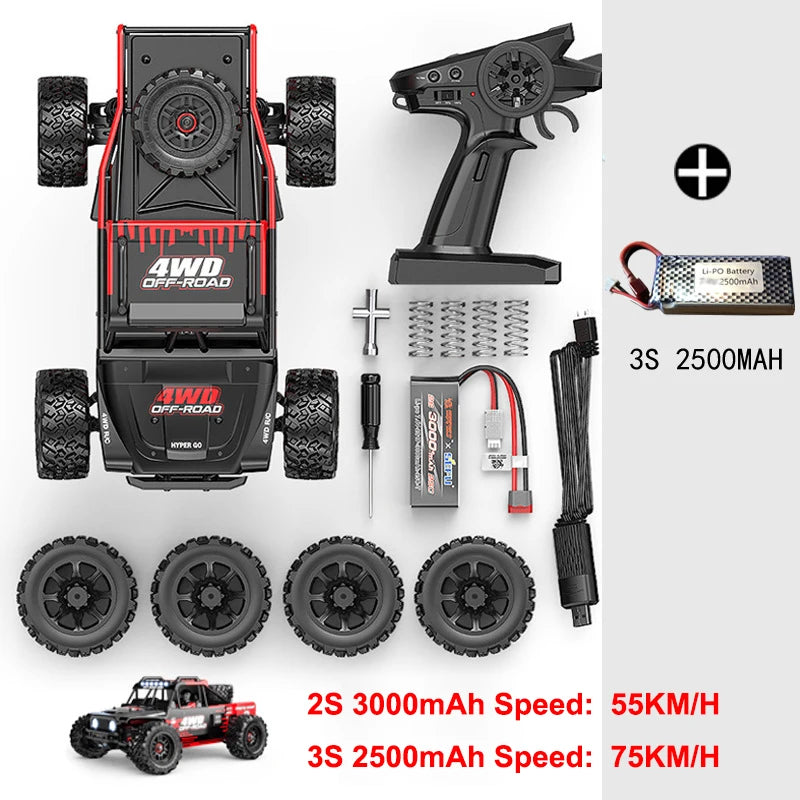 MJX Hyper Go 14207 14208 1/14 Brushless RC Car 2.4G 4WD Electric High Speed Off-Road Remote Control Drift Monster Truck for Kids
