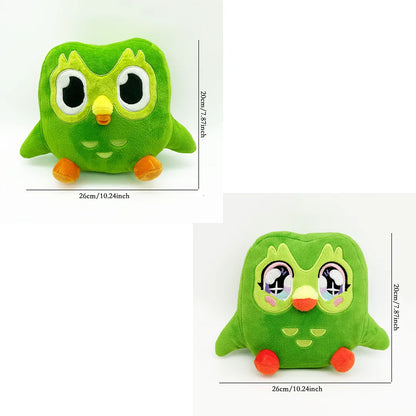 TreasuringU 2026 New Green Owl Plush Toy Kawaii Cute Bear Stuffed Dolls Cool Purple Girls Plushie Duobuff Children Birthday Gift