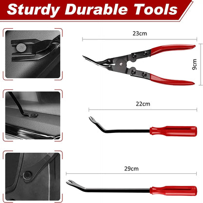 Auto Interior Disassembly Kit Car Plastic Trim Removal Tool Car Clips Puller Diy Panel Tools For Auto Trim Puller Set