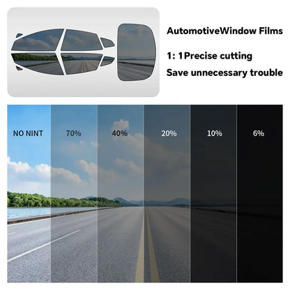 Pre-Cut Car Window Privacy Tint Film For Tesla Model 3 2020-2023 Auto solar UV Protector films for Tesla Model 3 Highland 2024