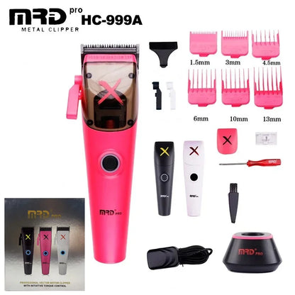 HC-90-4 MRD Smart Brain Hair Clipper Men's Professional Full Metal Lift Height Torque Digital Brushless Motor Cordless Trimmer