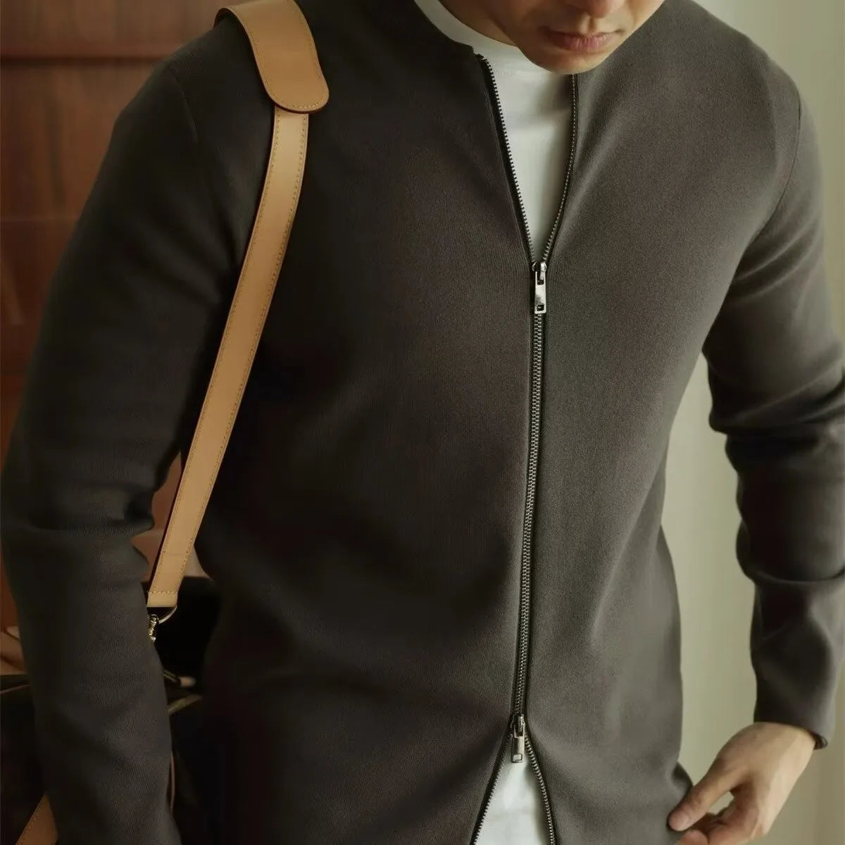 Luxury Sweater Coat Casual Sweater Man Clothes Cardigan Men Mens Clothing Sweatshirts for Men Men's Jackets Knit Zip-up Knitwear