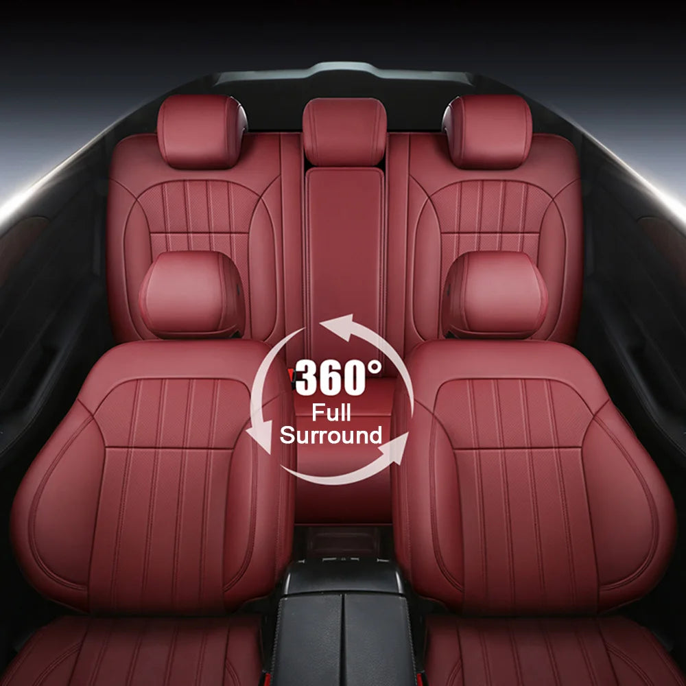 For Jeep Wrangler JK 2 Doors 2011 2012 Nappa Leather Custom Car Seat Covers Full Set Interior Protector Accessories