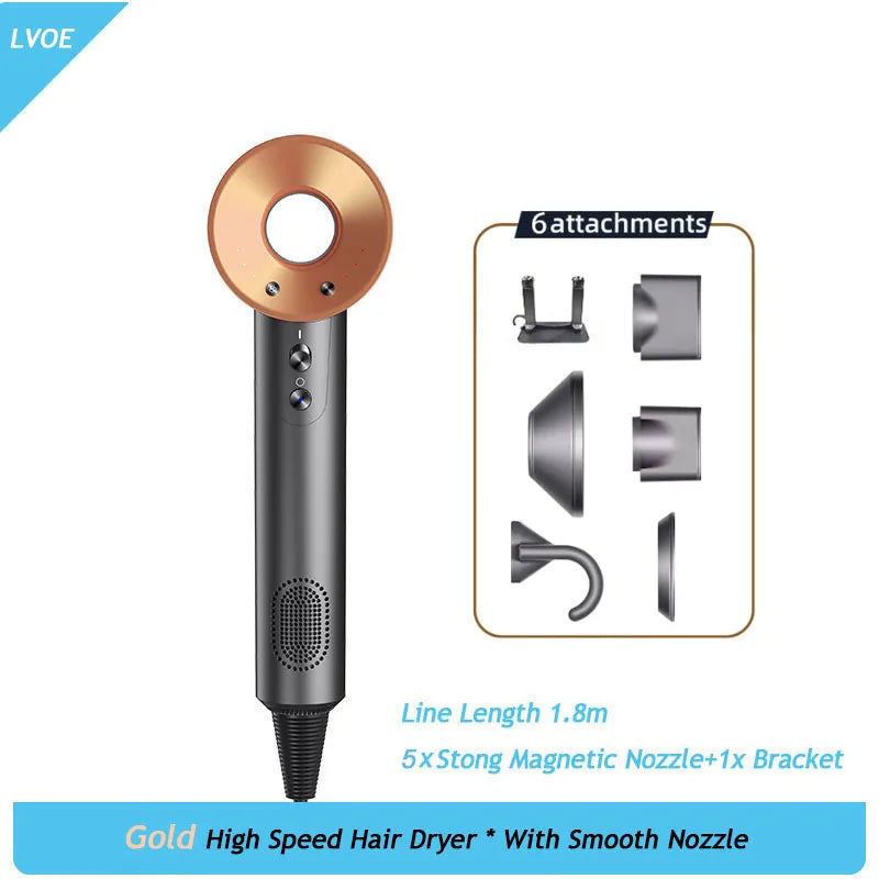 Negative Ion Fast Hair Dryer Professional High Speed Leafless Salon Home Constant Temperature Hair Care Hair Dryer