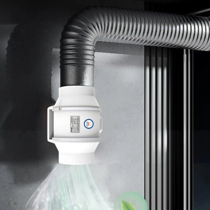 Exhaust Fan Home Mute Inline Duct Fan Bathroom Exhaust Fan Ventilation Equipment Kitchen Bathroom Wall Mounted Air Purifying Ve
