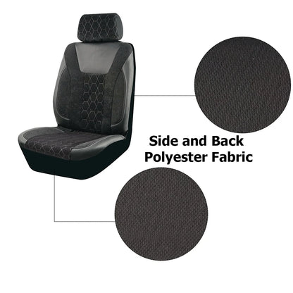 Universal 4mm Sponge Flannel Leather Winter Car Seat Covers Fit for most Car Suv Truck Van Car Accessories Interior