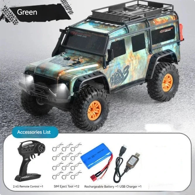 Hot 1/10 HB ZP1005-ZP1010 Remote Control Full Scale Four-Wheel Drive Monster Truck Off-Road Climbing Vehicle RC Model Toy Gifts