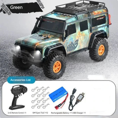 Hot 1/10 HB ZP1005-ZP1010 Remote Control Full Scale Four-Wheel Drive Monster Truck Off-Road Climbing Vehicle RC Model Toy Gifts