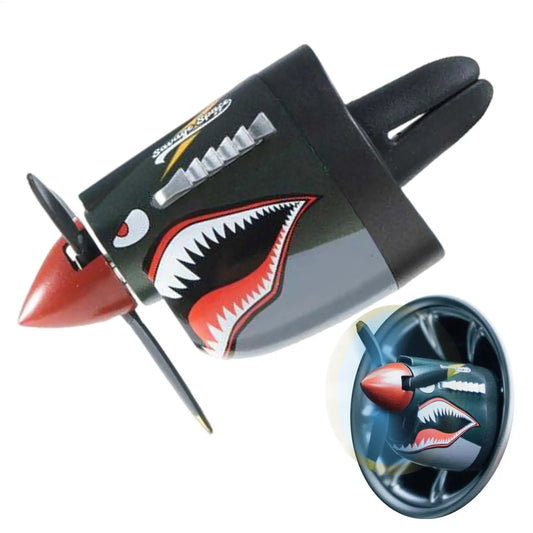 Car Vent Air Freshener Long Lasting Fighter Plane Shark Nose Aromatherapy Car Scent Diffuser for Summer Winter Valentine