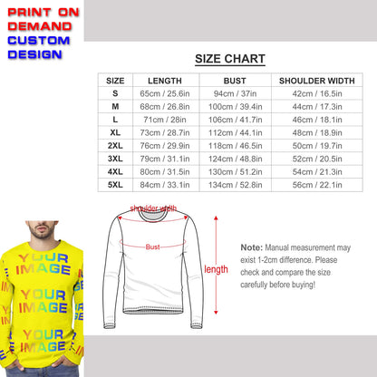 Print On Demand Customized Public Custom Images Picture Man Dress Shirt Party Uniforms Matching Clothes DIY Dropshipping