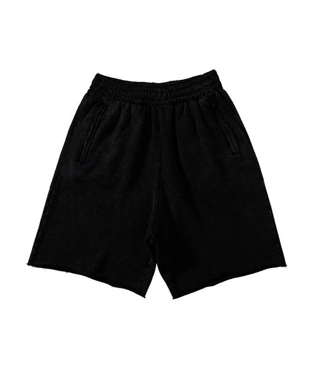 Mens Thick Cotton Sporting Running Shorts Heave Bodybuilding Sweatpants Fitness Short Jogger Gym Black Kanye Grey West Shorts