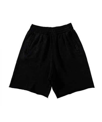 Mens Thick Cotton Sporting Running Shorts Heave Bodybuilding Sweatpants Fitness Short Jogger Gym Black Kanye Grey West Shorts