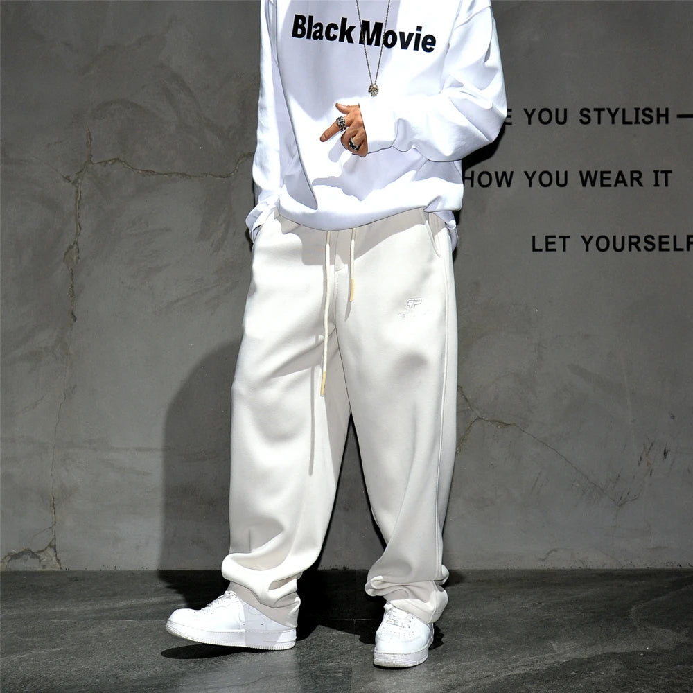 American Streetwear High Quality Sweatpants Mens Clothing Korean Fashoin Sport Baggy Pants Hip Hop Joggers Male Kpop Trousers