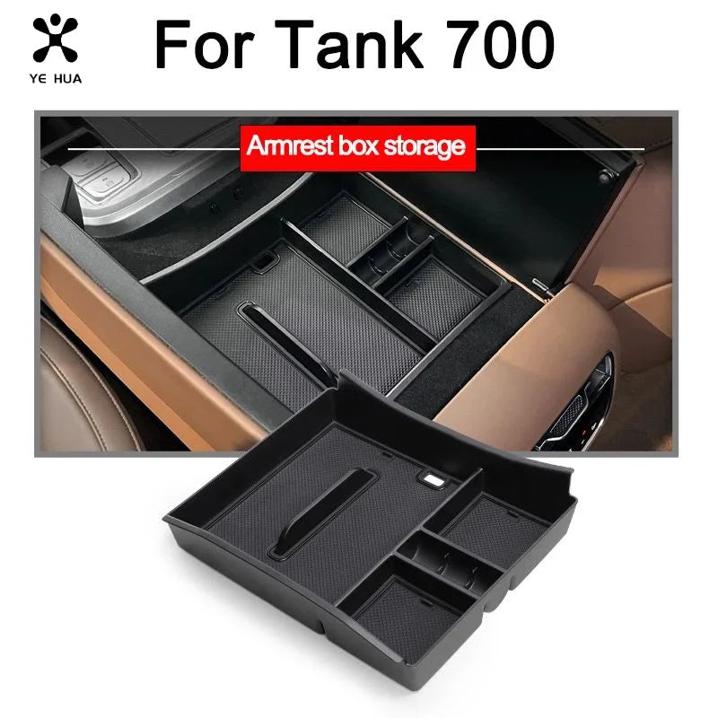 For Great Wall Tank 700 TANK 700 Armrest Box Storage Box Special Interior Decoration Center Console Armrest Box Storage Box