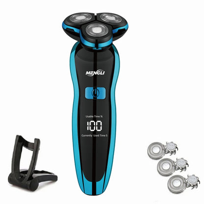 ZOZEN Rotary Electric Shaver Rechargeable Electric Razor Shaving Machine for Men Beard Trimmer Waterproof Wet-Dry Use ZN3015