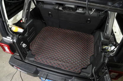 Car Rear Trunk Box Organizer Tray for Jeep Wrangler JL JLU Sahara Rubicon 4 Doors 2018-2023 Stowing Tidying Interior Accessories