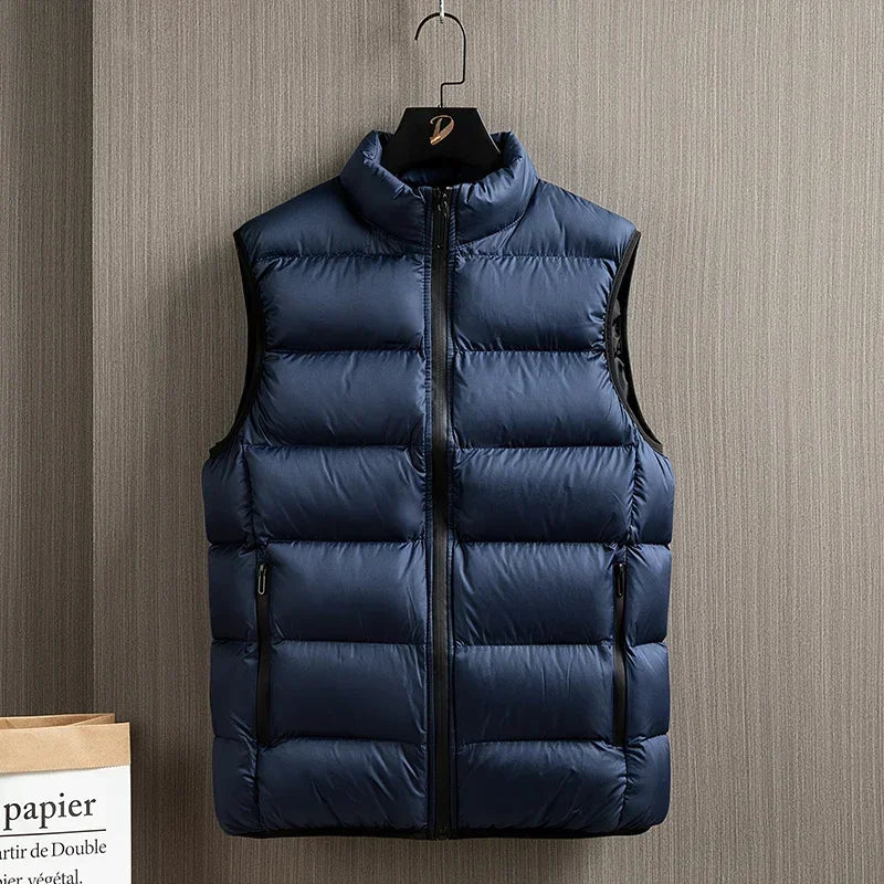 Fashion Warm Running Wear Anti Pilling Anti Fading Warm Down Coats Parkas Goose Down Men Down Jacket Warm Down Cotton Vest