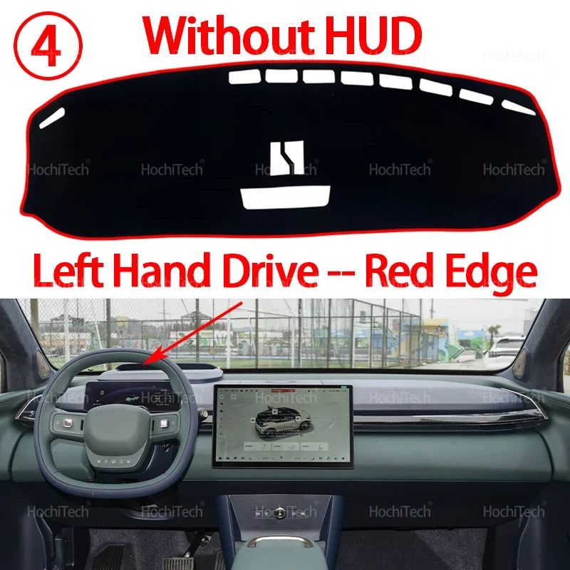 Car Dashboard Cover Dash Mat for Zeekr X 2024 2025 2026 MK2 Pad Sunshade Cushion Sunshield Nonslip Anti-UV Accessories