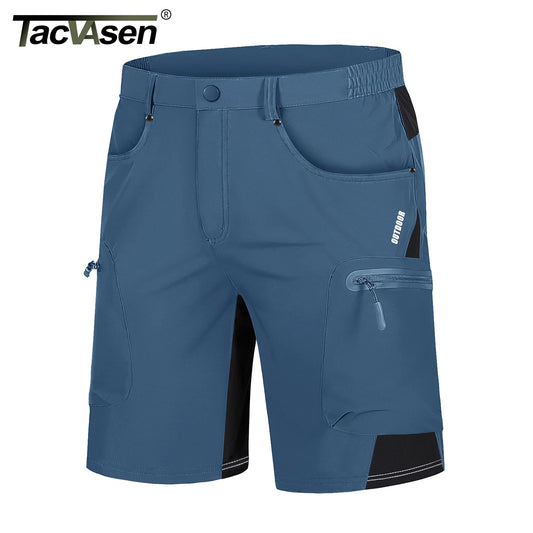 TACVASEN Men's Lightweight Shorts Outdoors Hiking Fishing Short Pants with Multiple Pockets Quick Dry Summer Work Cargo Shorts