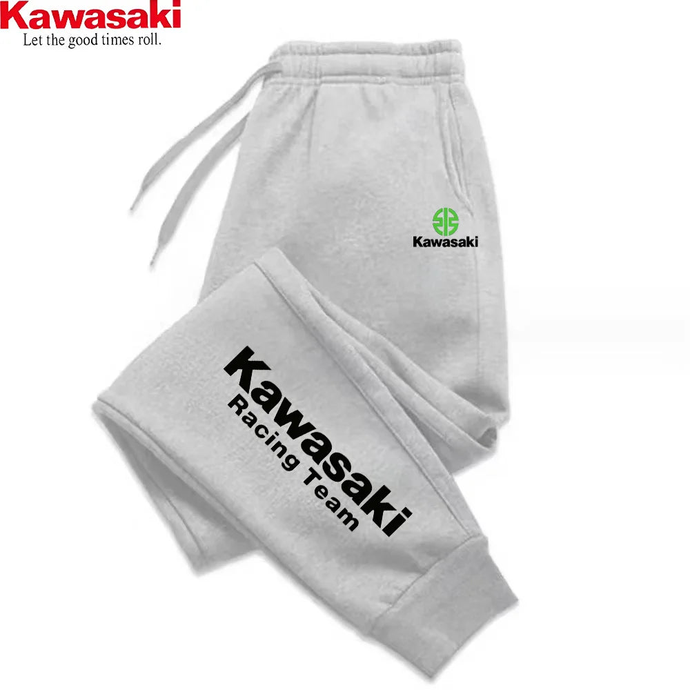 Kawasaki Multi Color Sports and Leisure Fashion Pants Material: Winter Cotton Sports Pants, Sanitary Pants, and Fitness Pants