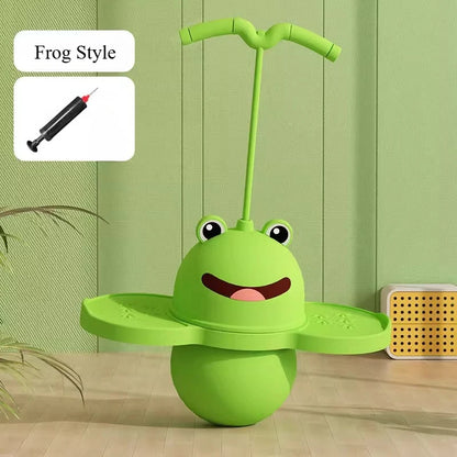 Bouncing Ball Frog Jump Long Height Exercise Equipment Increase High Jump Bouncing Ball Balance Training Equipment