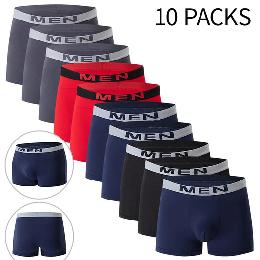 10/14/20 piece men's seasonal fashionable versatile underwear, comfortable plus size multi-color combination base casual shorts