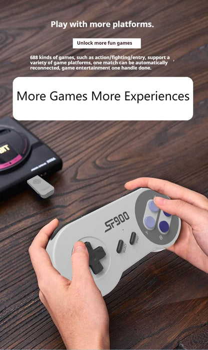 SF900 Mini Video Game Console 2.4G Dual Wireless Console Game Stick 5000 Classical Games TV Game Sticks Game Gifts