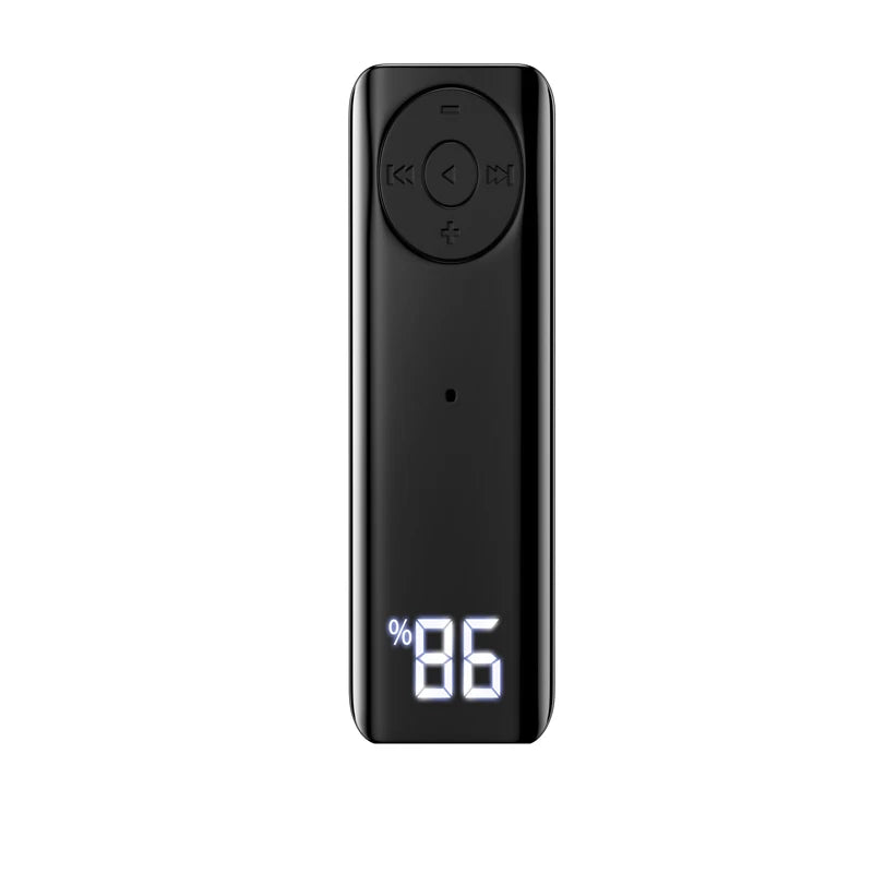 Bluetooth 5.3 Receiver Adapter Wireless Audio Adapter 3.5mm AV/AUX Jack ANC+ENC Active Noise Reduction Reciever For Car PC