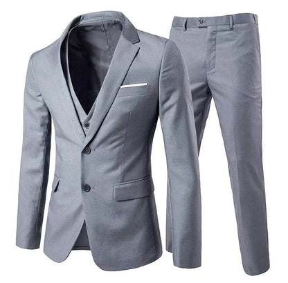 Elegant Men Suits For Wedding 3 Pieces 2 Set Jackets Vest Pants  Blazers Outfit Business Classic Full 2024 Formal Costume