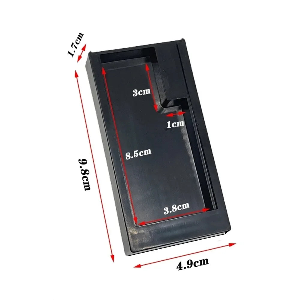 Magnetic Key Holder Under Car - Durable Plastic Spare Key Hider with Strong Magnet for Car/Home/Office - Never Locked Out