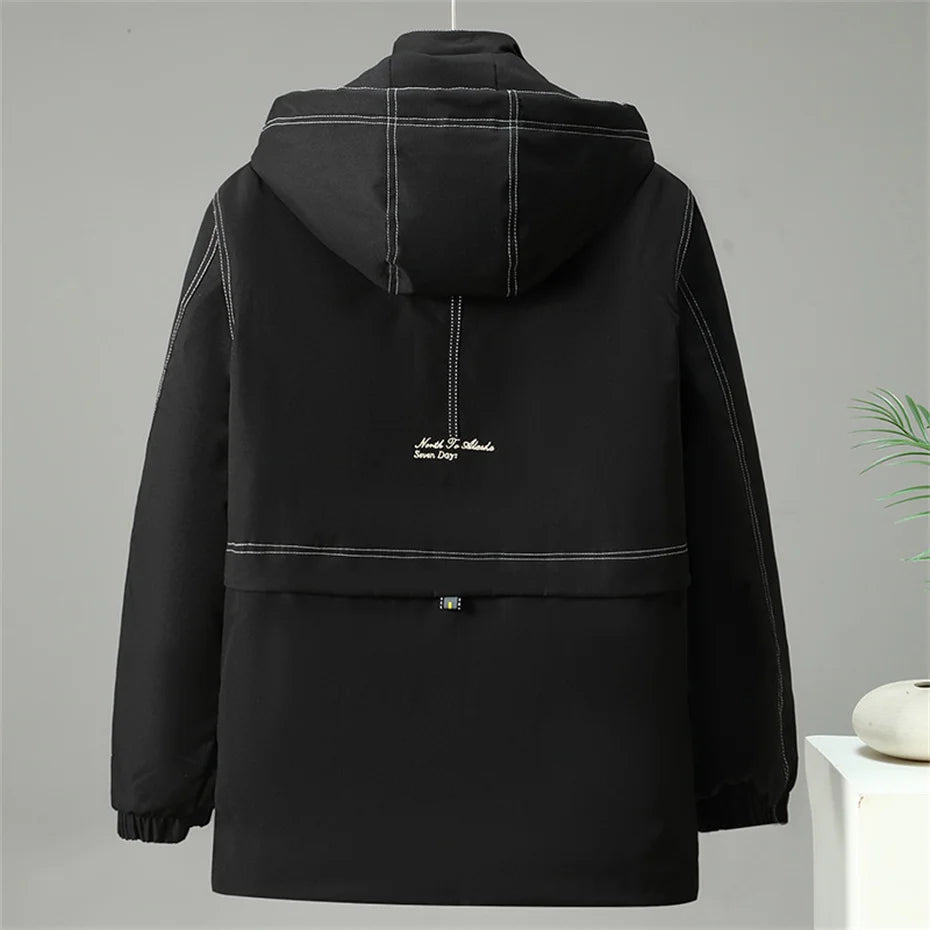 12XL 10XL Plus Size Parkas Men Winter Thick Jacket Coat Fashion Casual Cargo Parkas Male Big Size 12XL