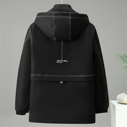 12XL 10XL Plus Size Parkas Men Winter Thick Jacket Coat Fashion Casual Cargo Parkas Male Big Size 12XL