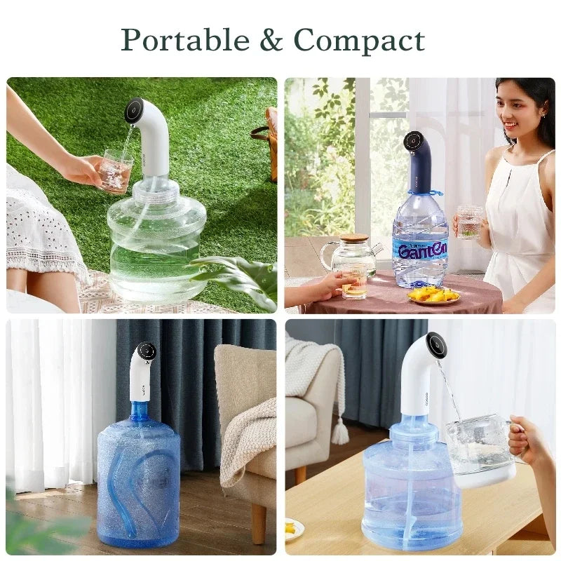 MINI New Water Pump 19 Liters Water Home Dispenser USB Rechargeable Electric Water Pump Portable Automatic Drinking Pump Bottle
