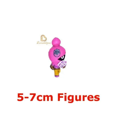 24pcs Anime Mini Figures Accessories Charms Poco Spike Nita Cute Cartoon Heroes Model Toys Game Collectibles for Children Gift